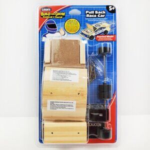 Pull Back Race Car Wooden Project DIY Kit Lowe's Build Grow Sealed
